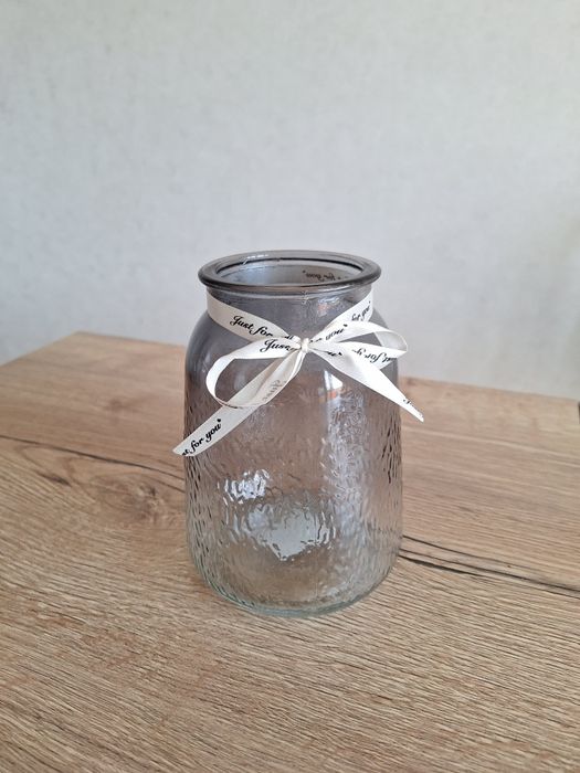 Ваза скляна для квітів