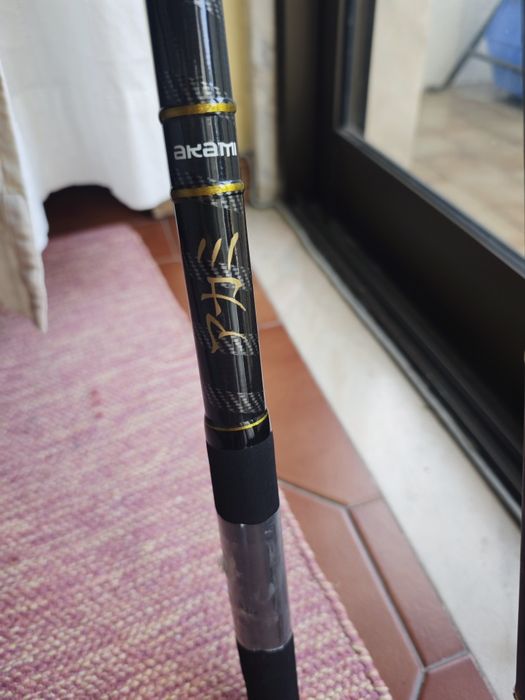 Cana AKAMI 4.20, passadores e porta Carreto Fujii.