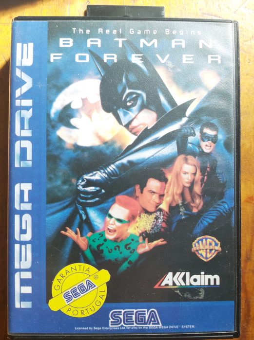 Mega Drive Batman Forever Completo.