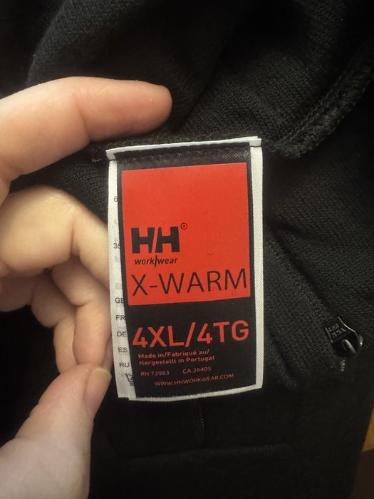 Оригінальний комплект термобілизни Helly Hansen X-Warm. Розмір 4XL