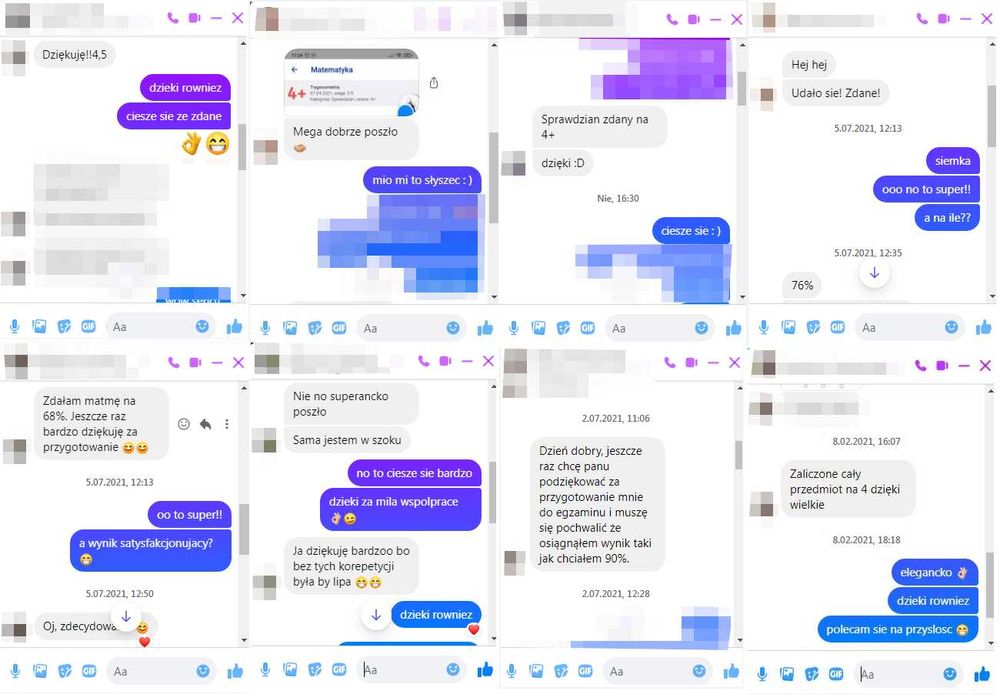 Korepetycje matematyka - szkoła podstawowa/liceum/matura (ONLINE)