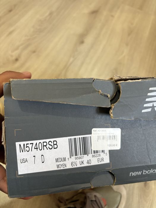 New Balance 57/40 M5740RSB (Tam. 40) — Novos e Originais na Caixa