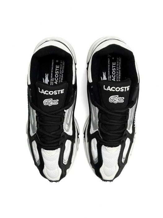 Кросівки Lacoste L003 2K24 PRM White Black Silver premium i89