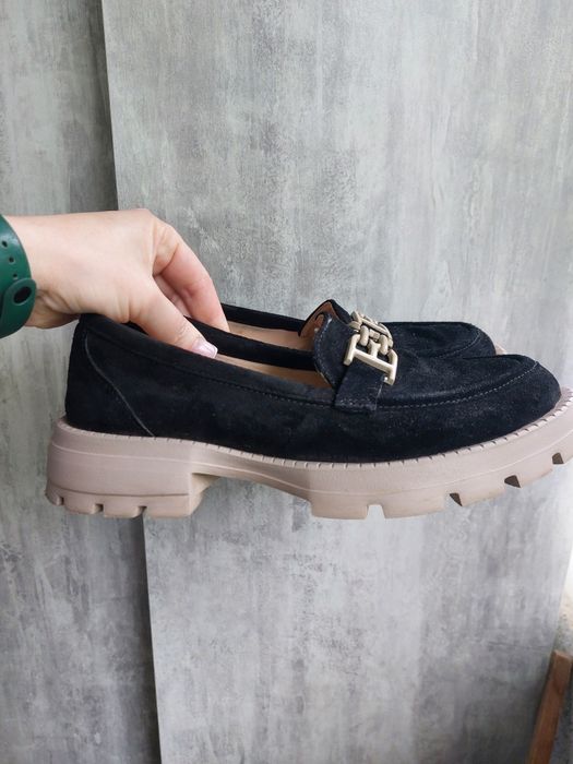 Туфлі чорні замшеві 37розмір