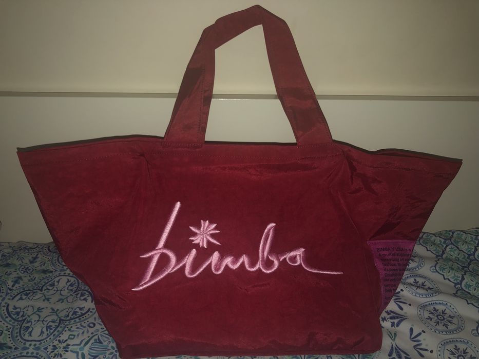 Mala Grande Bimba Y Lola Bordeaux e Rosa Nova