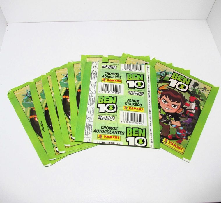 10x Boosters Ben 10 Stickers Panini Novos/Selados