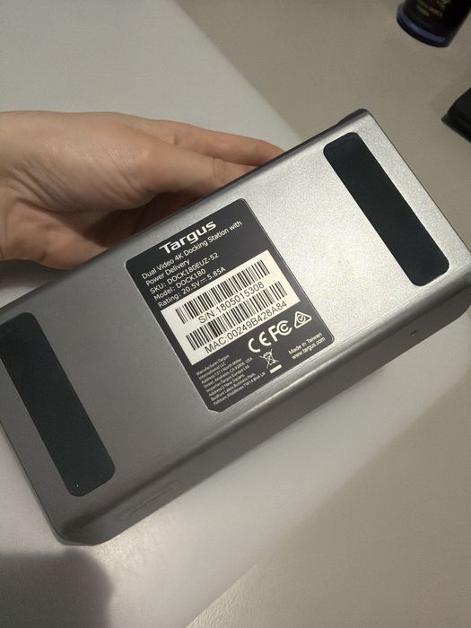 Stacja dokująca Targus DOCK180 USB-C Dual 4K | Sama baza