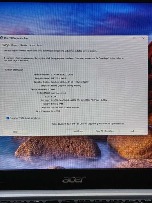 Acer Aspire 5 A515-55G – i5 10ª Gen | MX350 | 512GB SSD