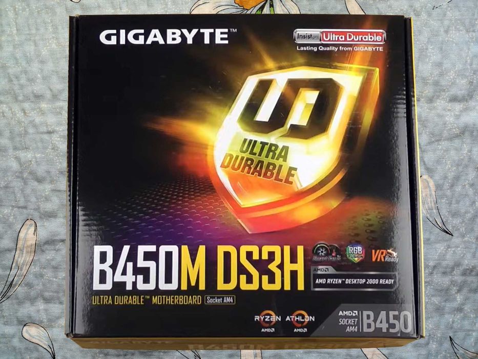 Материнська плата Socket AM4 Gigabyte B450M DS3H (rev.1.0)