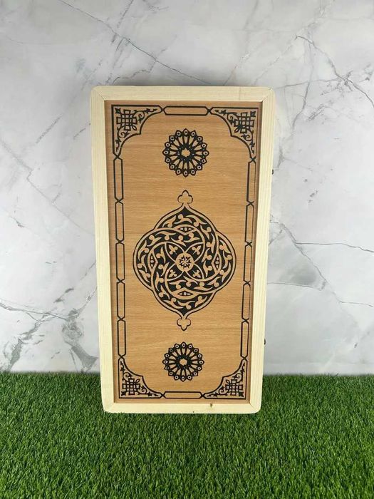 Нарды настольная игра из натурального дерева