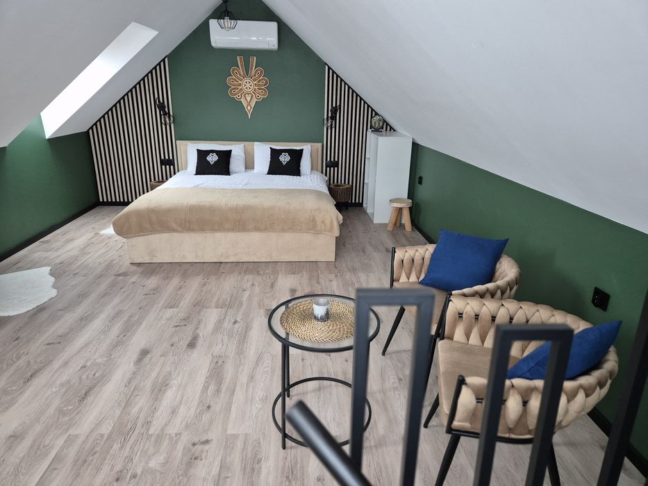 Domek w górach Pieniny widok na Tatry jezioro prywatne jacuzzi sauna