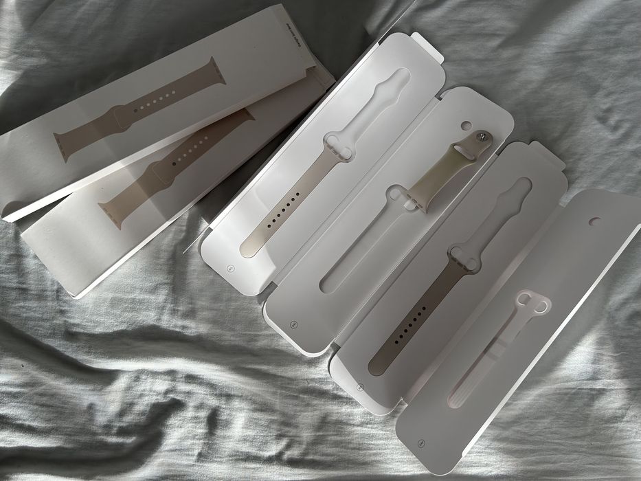 pasek do Apple Watch 41 MM beż Starlight Sport Band dwa paski nowe