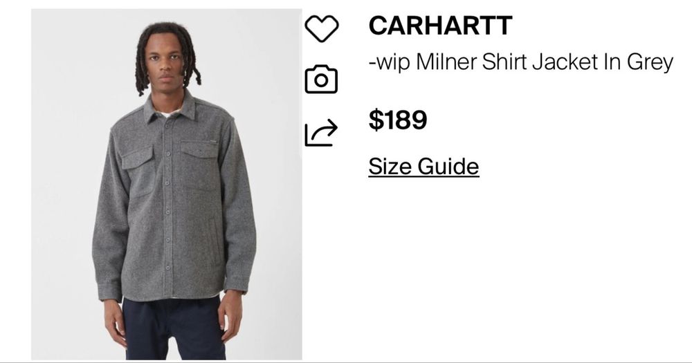 Куртка-рубашка Carhartt Milner Shirt