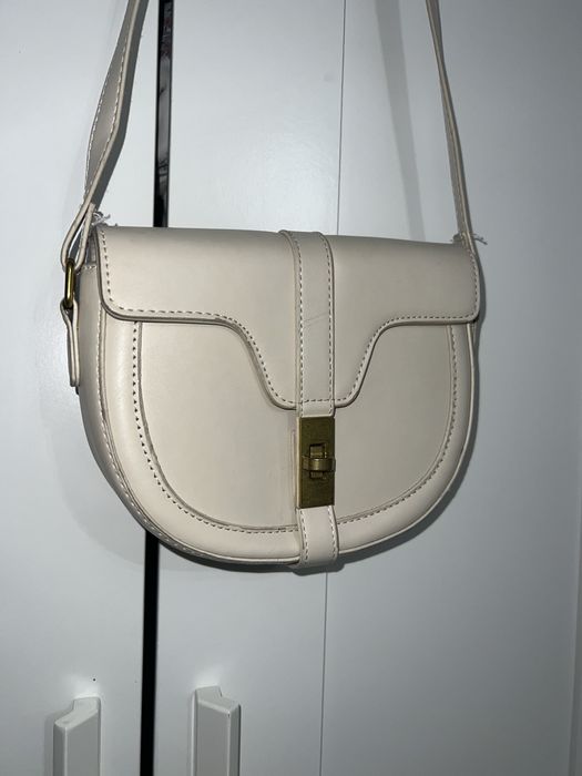 Kremowa torebka damska