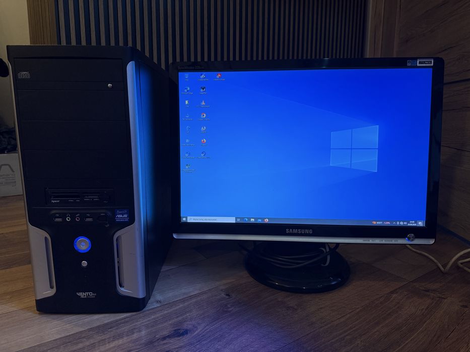 Komputer stacjonarny AMD + monitor Samsung 100% ok