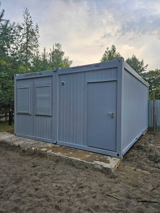 Wynajem Zestaw kontenerów biurowo budowlane socjalne duet open space