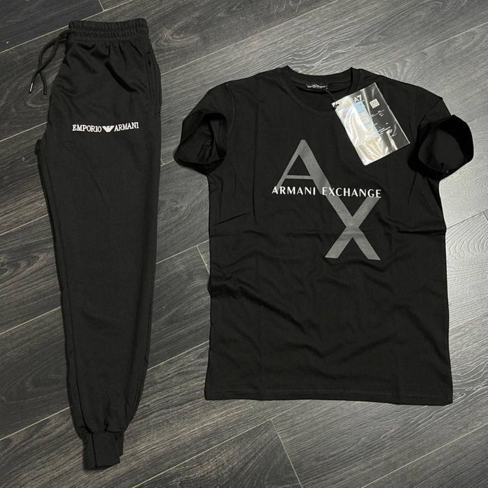 МУЖСКОЙ костюм ARMANI Exchange Футболка Армани спортивные штаны A/X