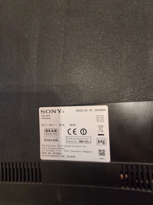 Sony bravia 55 cali