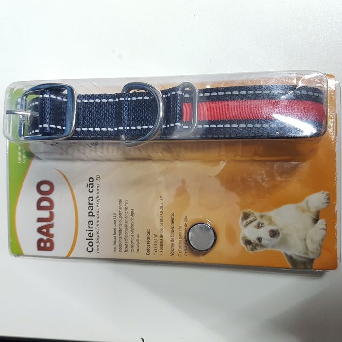 coleira luminosa marca Baldo