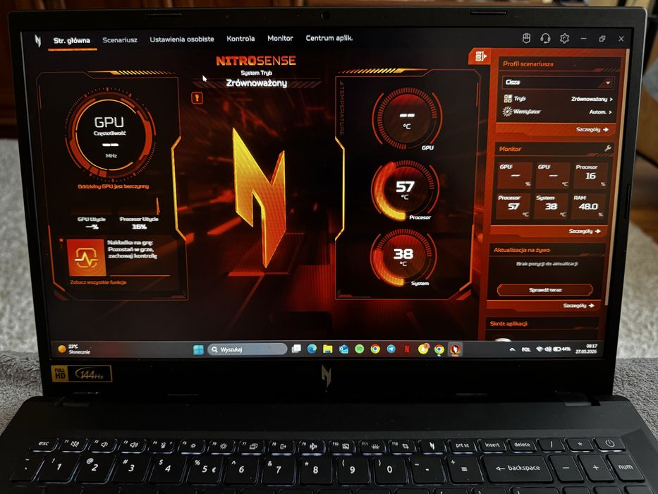 Laptop gamingowy acer nitro V15