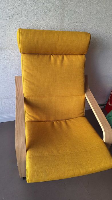 Fotel Ikea POÄNG żółty