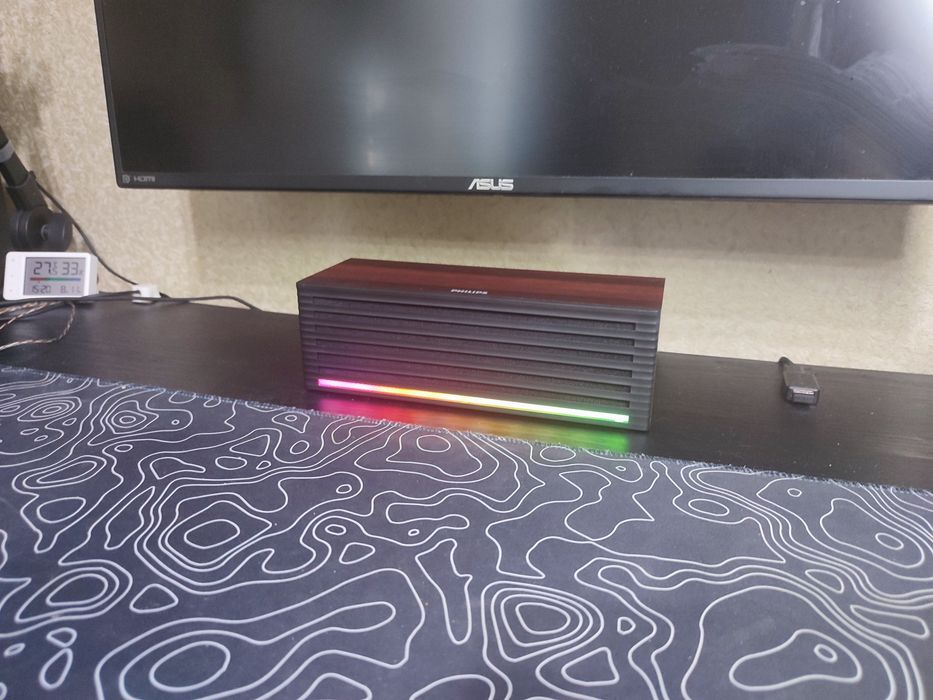 PHILIPS multimedia speaker 3000 series, Саундбар в ретро стилі, RGB, НОВА!! Залишилось 2 шт.