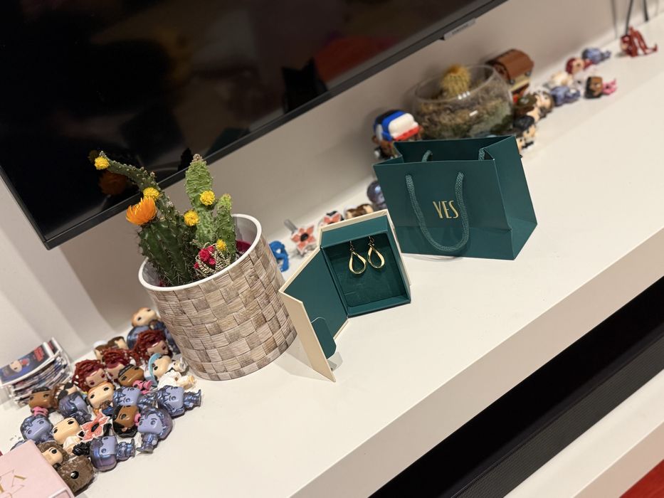 Kolczyki złote - łezki (Nowe)