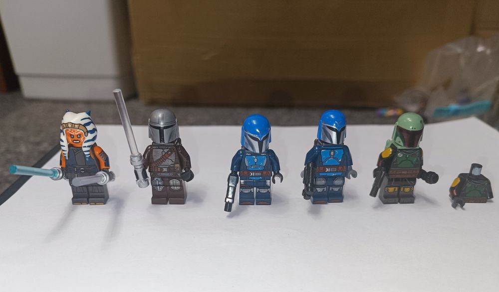 LEGO Star Wars Mandalorian, Ahsoka, Boba Fett – zestaw figurek
