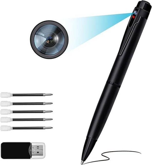 Видеорегистратор-ручка Full HD 1080P | Новая в упаковке + Стержни