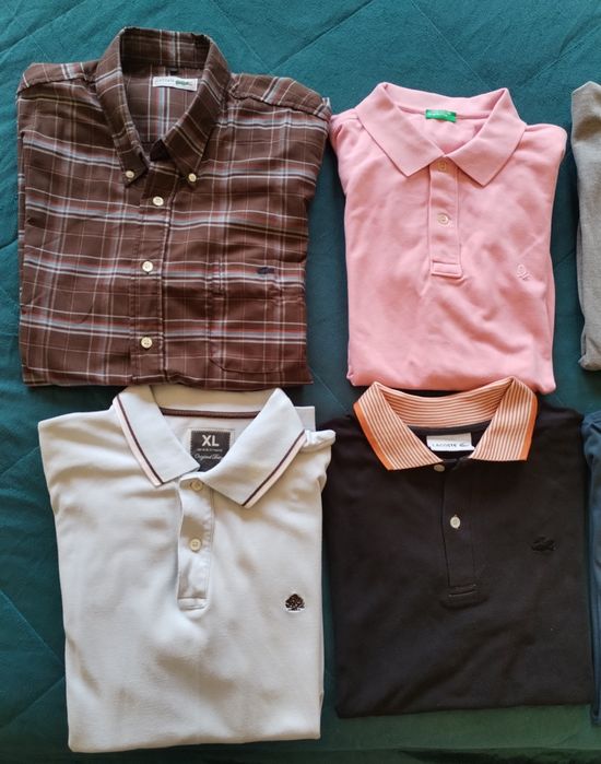 Polos Lacoste_Hugo Boss_ARMANI_Benetton_Pedro del Hierro_Mike Davis