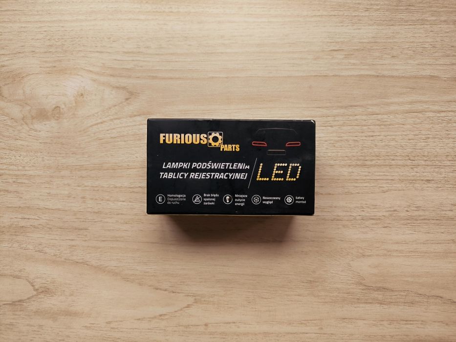 Lampki podświetlenia tablicy rejestracyjnej LED