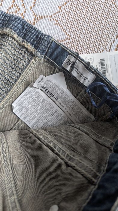 Gorset jeansowy Zara