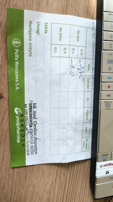 Okulary korekcyjne Menrad + szkła Hoya