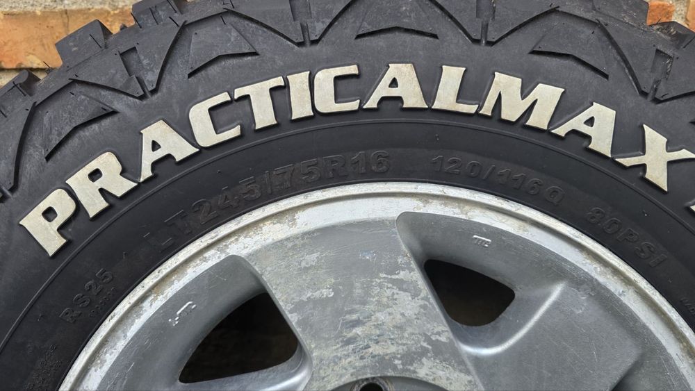 Колеса у зборі  міцубісі L200 r16. Розб- 6x139.7, резина 245x75x16