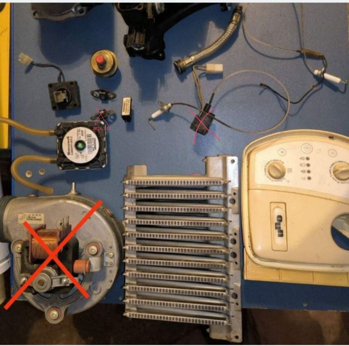 Запчастини. Vaillant T5.Ariston Uno.