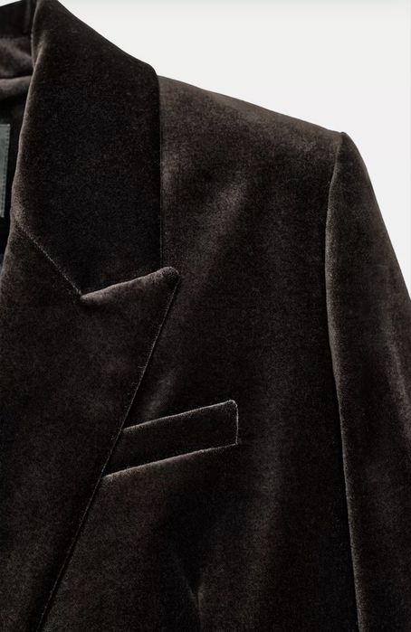 Піджак велюровий zara S новий з бірками