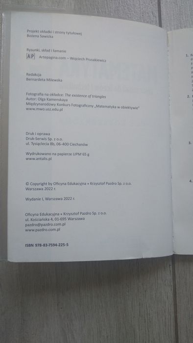 Książki do matematyki