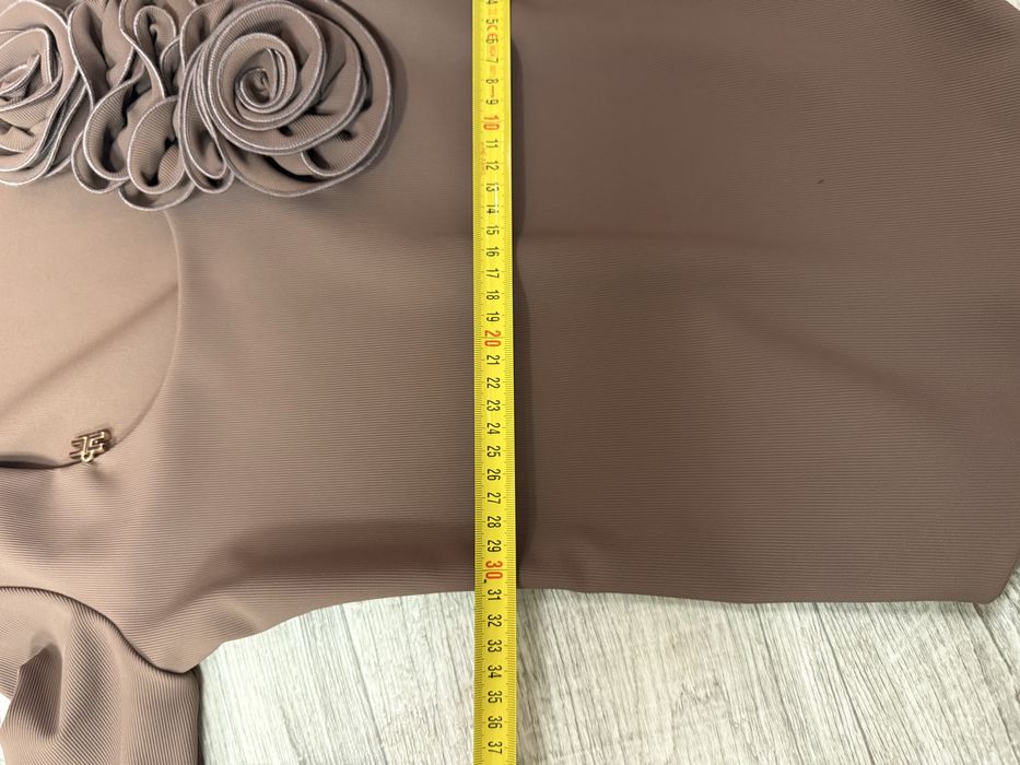 Piękny komplet body legginsy La Diva karmel