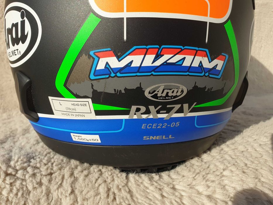 Arai Rx7 Rx-7 Van Der Mark rozm L , Kask motocyklowy