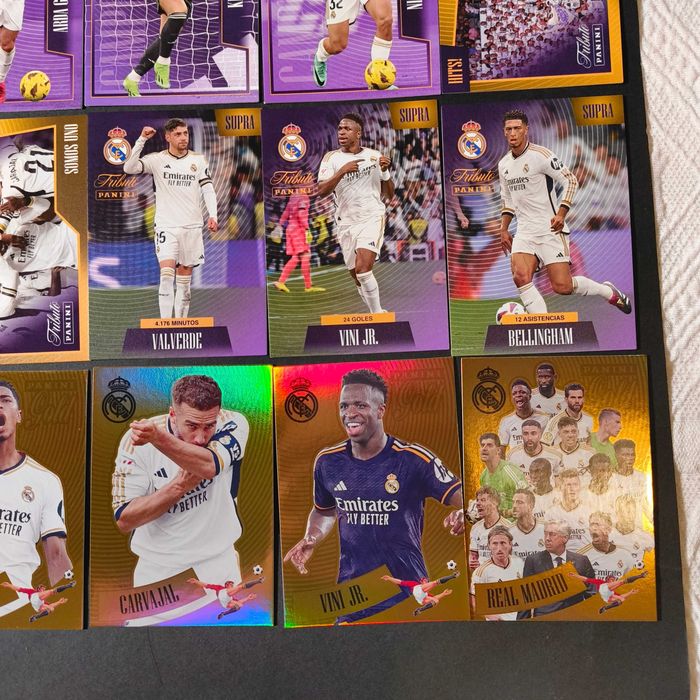 Set 50 Cartas Real Madrid Tricampeones Panini