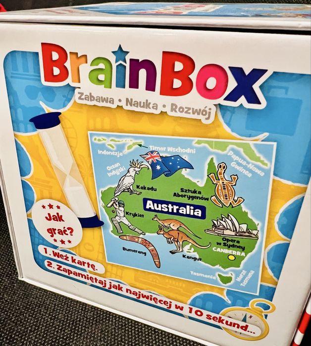 Gra planszowa BrainBox Świat nowa