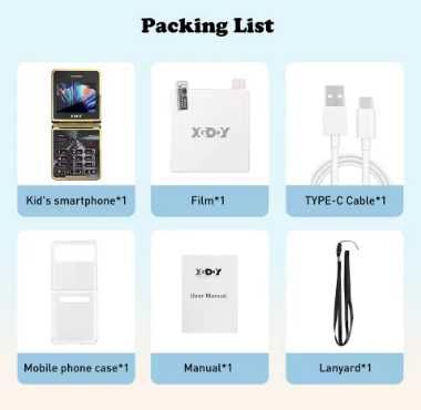 złoty kolor Telefon komórkowy XGODY 13 Pro 1 GB / 32 MB 2G