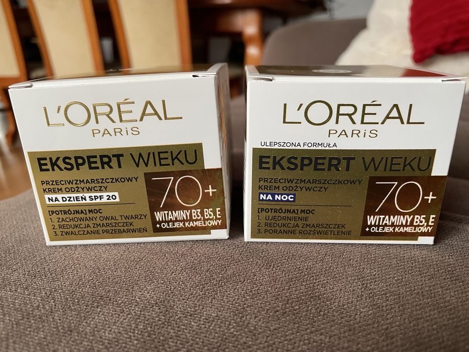 Zestaw kremów l’oreal ekspert wieku 70+ dzień i noc