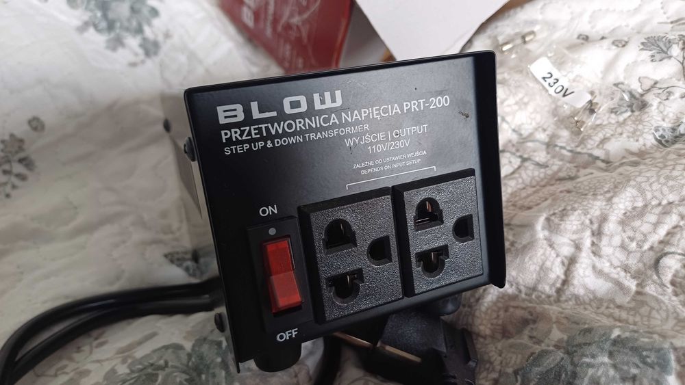 Przetwornica napięcia 230/110 V AC PRT-200 BLOW