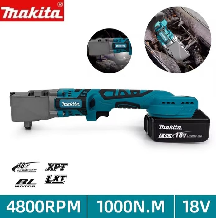 Roquete/Catraca Makita c/2 Baterias 6Ah e carregador makita