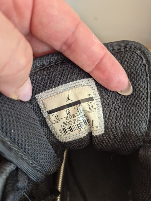 Buty Air Jordan 1 Mid 45 czarne
