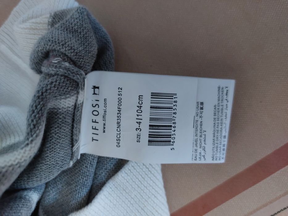 Camisola tiffosi  3/4 anos