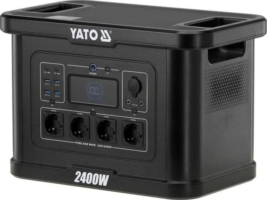 Зарядна станція Yato YT-83095 LiFePO4 2400 Вт / 2232 Вт * год
