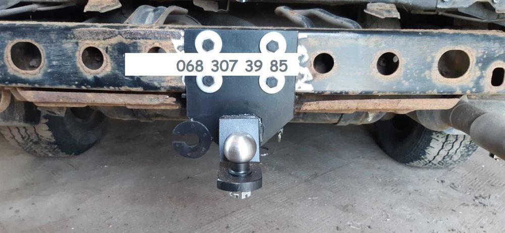 Фаркоп квадрат в штатне місце TOYOTA PRADO 120 ,150 LEXUS 470, Hilux