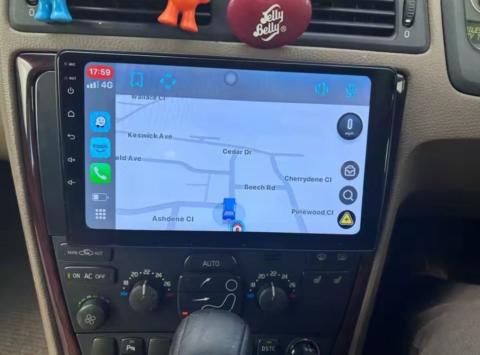 Radio Android Volvo S60/V70/XC70+ 4 GB RAM + 32 GB ROM +Carplay e Andr